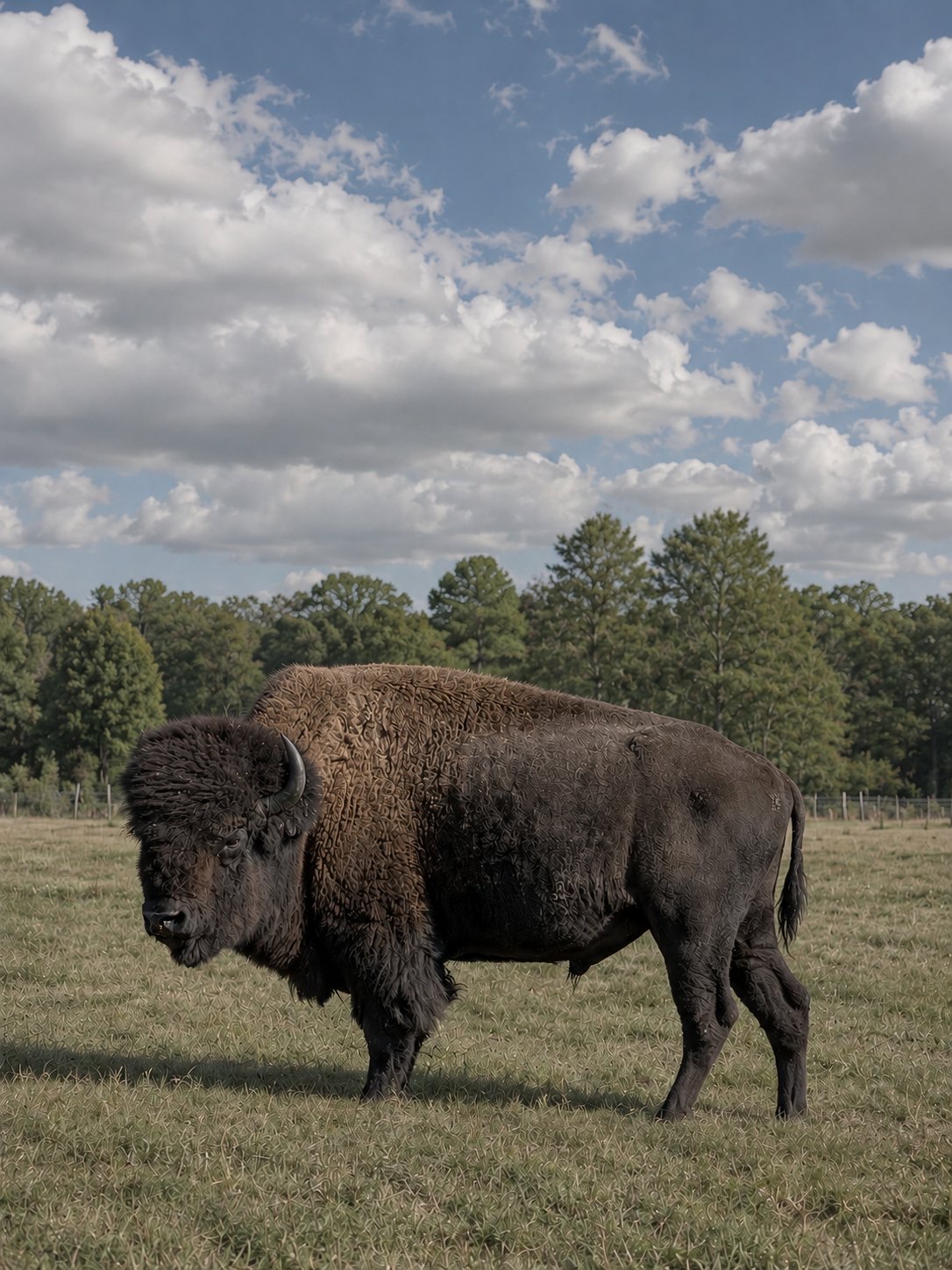 One of our Georgia bison up close
